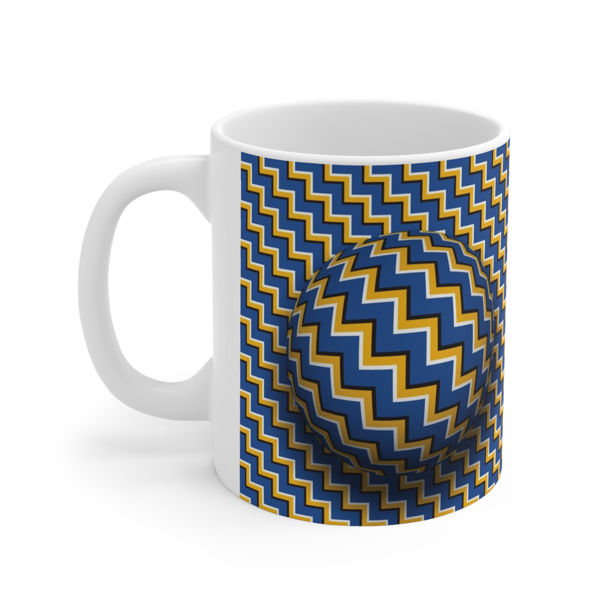 Yellow- Blue Floating Ball     free P&P - Image 3